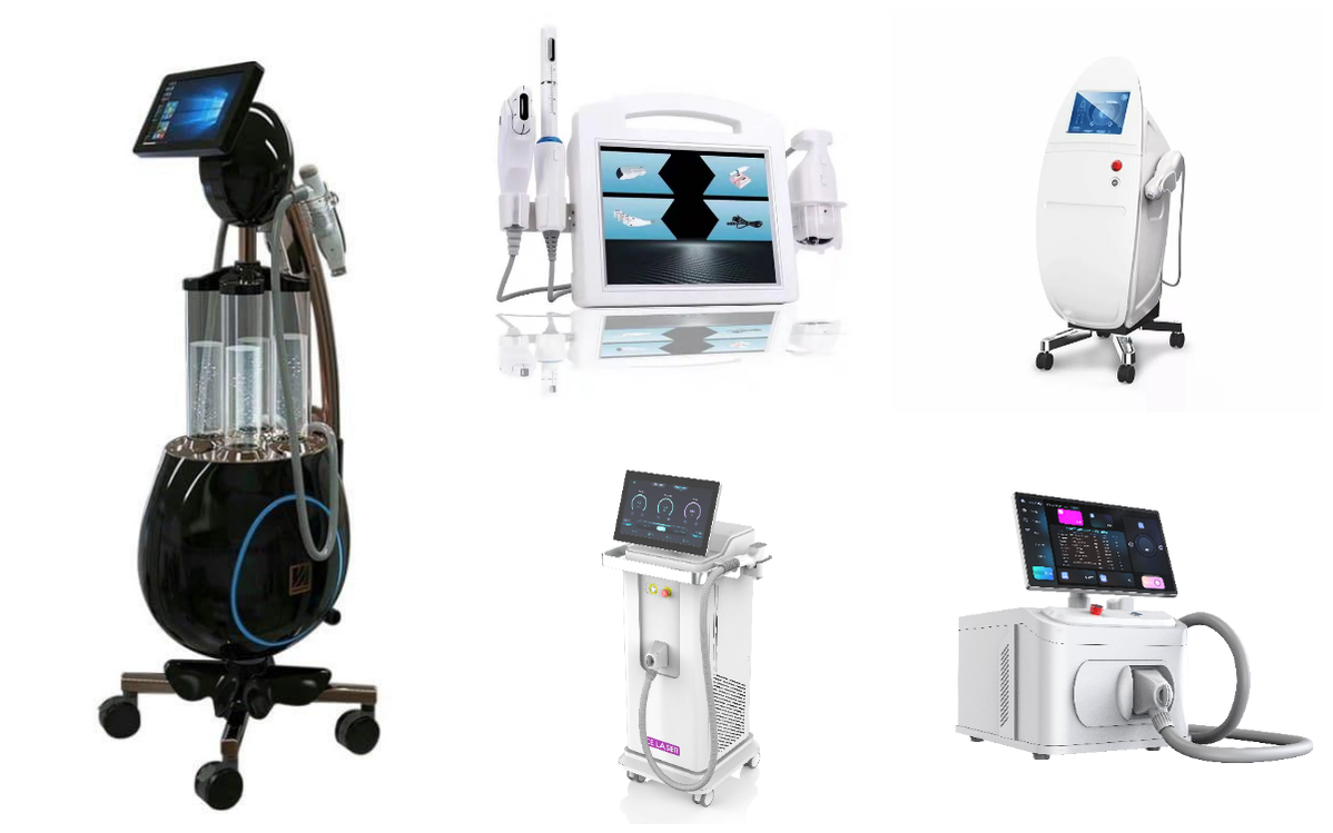Тележки с УФ-стерилизатором для косметологии